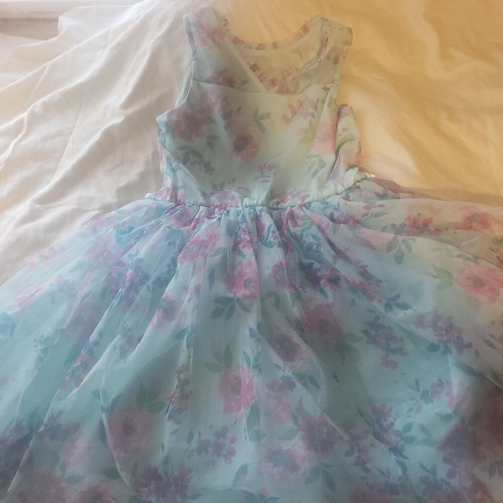 Zunie Girl's Layered Mesh Easter Dress XL 14/16